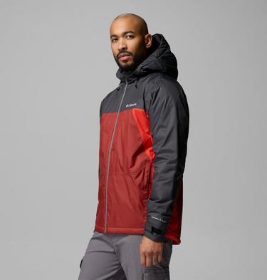 Chaqueta impermeable aislante Inner Limits para hombre, Color: Red Oxide, Shark, Super Sonic, image 8