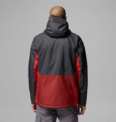 Chaqueta impermeable aislante Inner Limits para hombre, Color: Red Oxide, Shark, Super Sonic, image 7