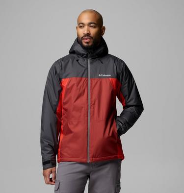 Chaqueta impermeable aislante Inner Limits para hombre, Color: Red Oxide, Shark, Super Sonic, image 3