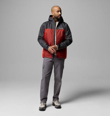 Chaqueta impermeable aislante Inner Limits para hombre, Color: Red Oxide, Shark, Super Sonic, image 4