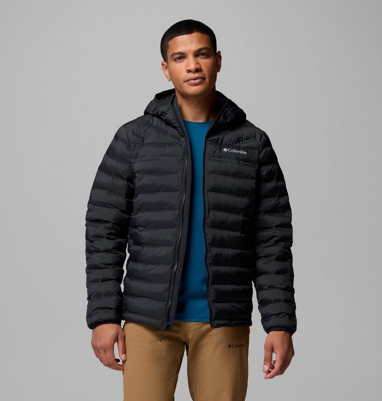 Men's Terwilliger Trail Hooded Insulated Jacket, Color: Black, image 5
