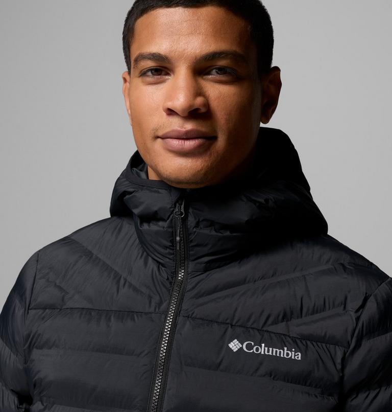 Men's Terwilliger Trail Hooded Insulated Jacket, Color: Black, image 7