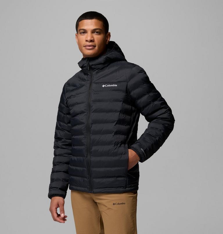 Men's Terwilliger Trail Hooded Insulated Jacket, Color: Black, image 1