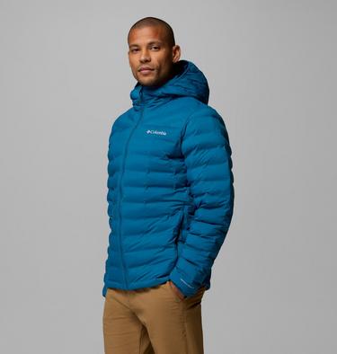Men's Terwilliger Trail Hooded Insulated Jacket, Color: Phoenix Blue, image 12
