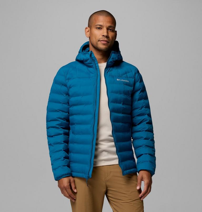 Men's Terwilliger Trail Hooded Insulated Jacket, Color: Phoenix Blue, image 5