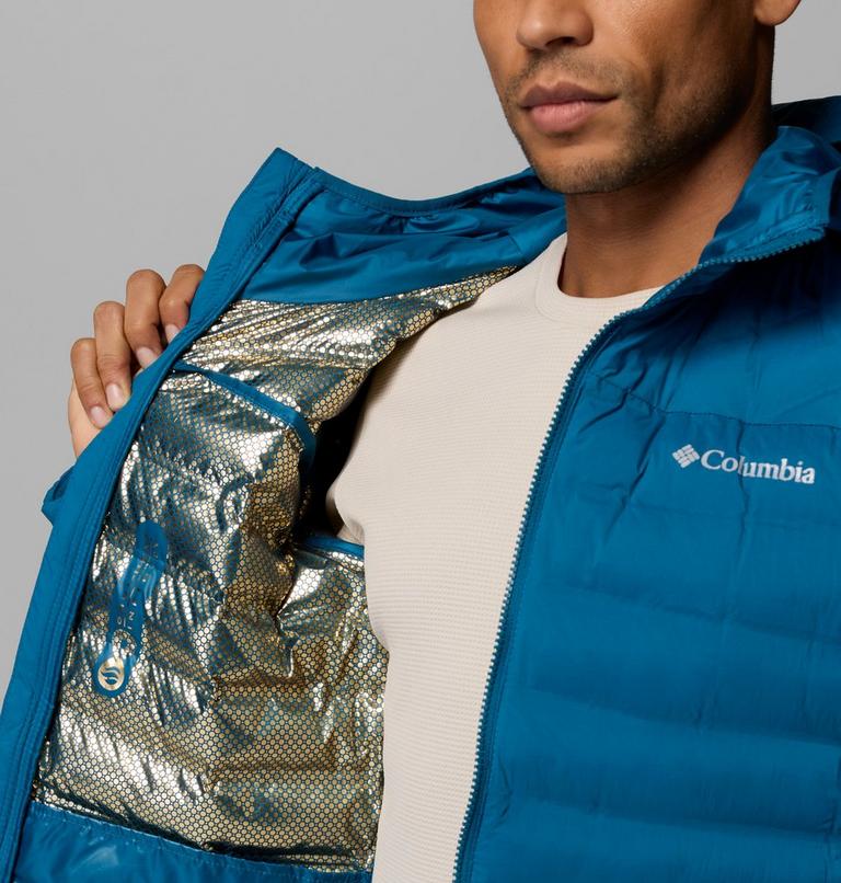 Men's Terwilliger Trail Hooded Insulated Jacket, Color: Phoenix Blue, image 6