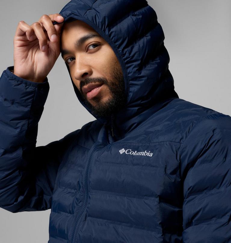 Men's Terwilliger Trail Hooded Insulated Jacket, Color: Collegiate Navy, image 7
