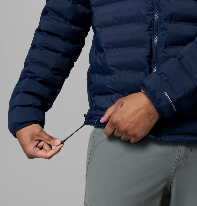 Men's Terwilliger Trail Hooded Insulated Jacket, Color: Collegiate Navy, image 9