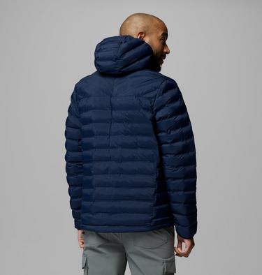 Men's Terwilliger Trail Hooded Insulated Jacket, Color: Collegiate Navy, image 7
