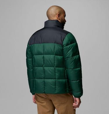 Men's Puffect IV Puffer Jacket, Color: Rain Forest, Black, image 11