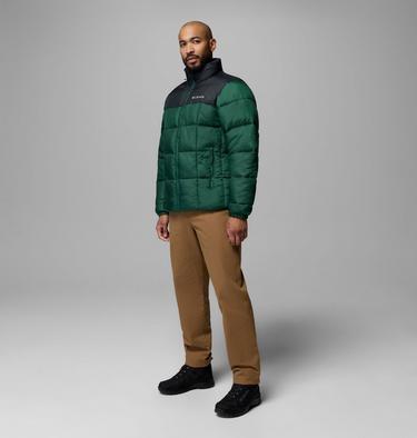 Men's Puffect IV Puffer Jacket, Color: Rain Forest, Black, image 10