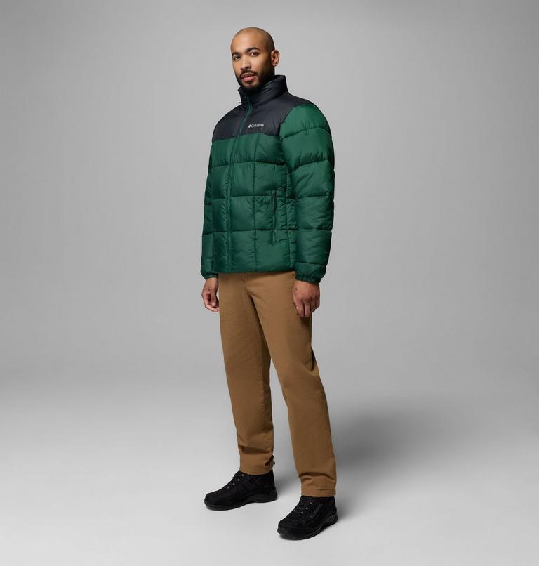 Men's Puffect IV Puffer Jacket, Color: Rain Forest, Black, image 2