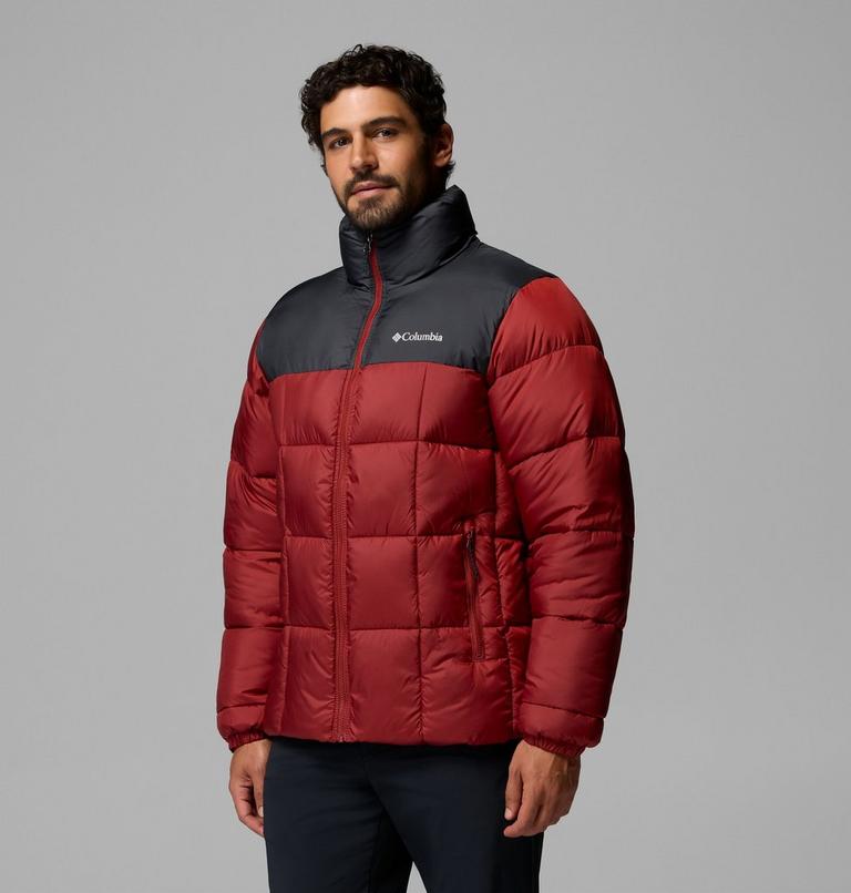 Men's Puffect IV Puffer Jacket, Color: Red Oxide, Shark, image 4