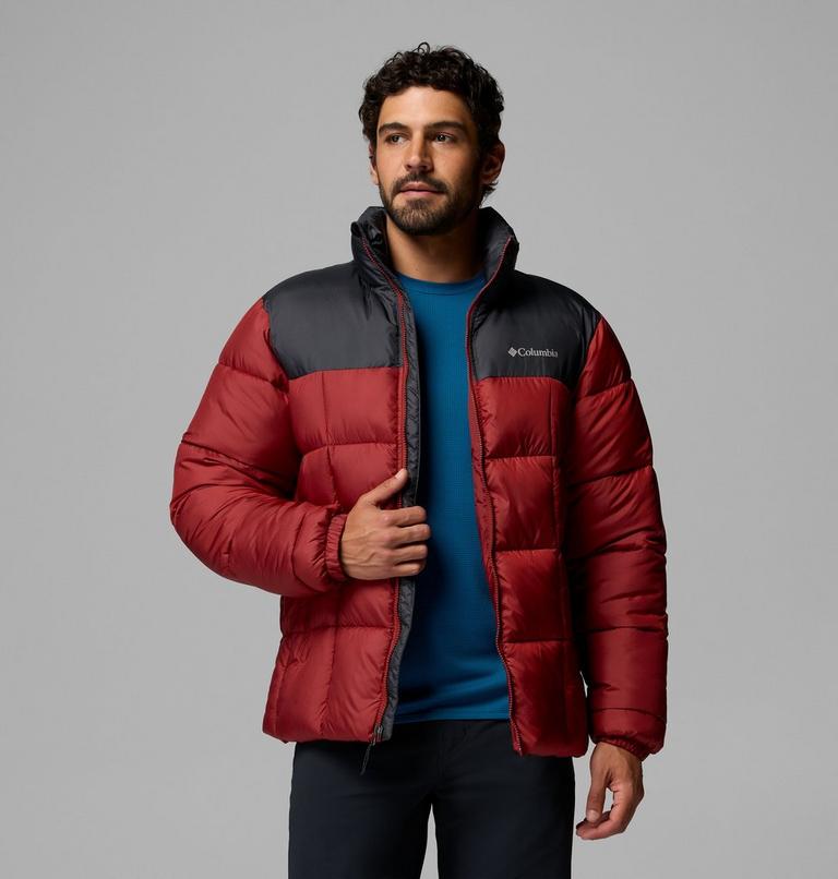 Men's Puffect IV Puffer Jacket, Color: Red Oxide, Shark, image 5