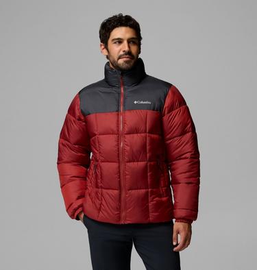 Men's Puffect IV Puffer Jacket, Color: Red Oxide, Shark, image 17