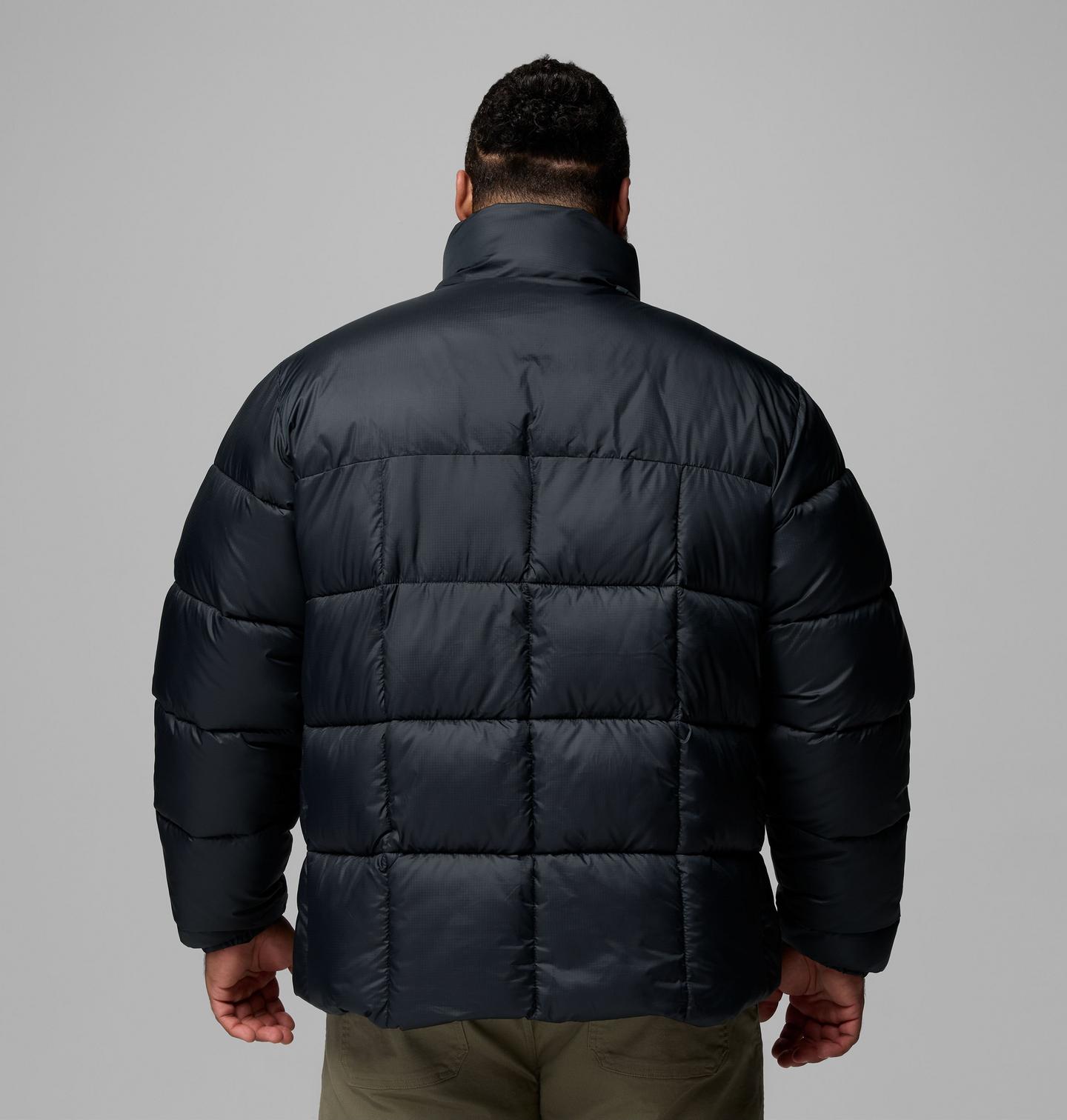 Мужская куртка Columbia Puffect IV Jacket - Big, цвет: Чёрный — фото 3