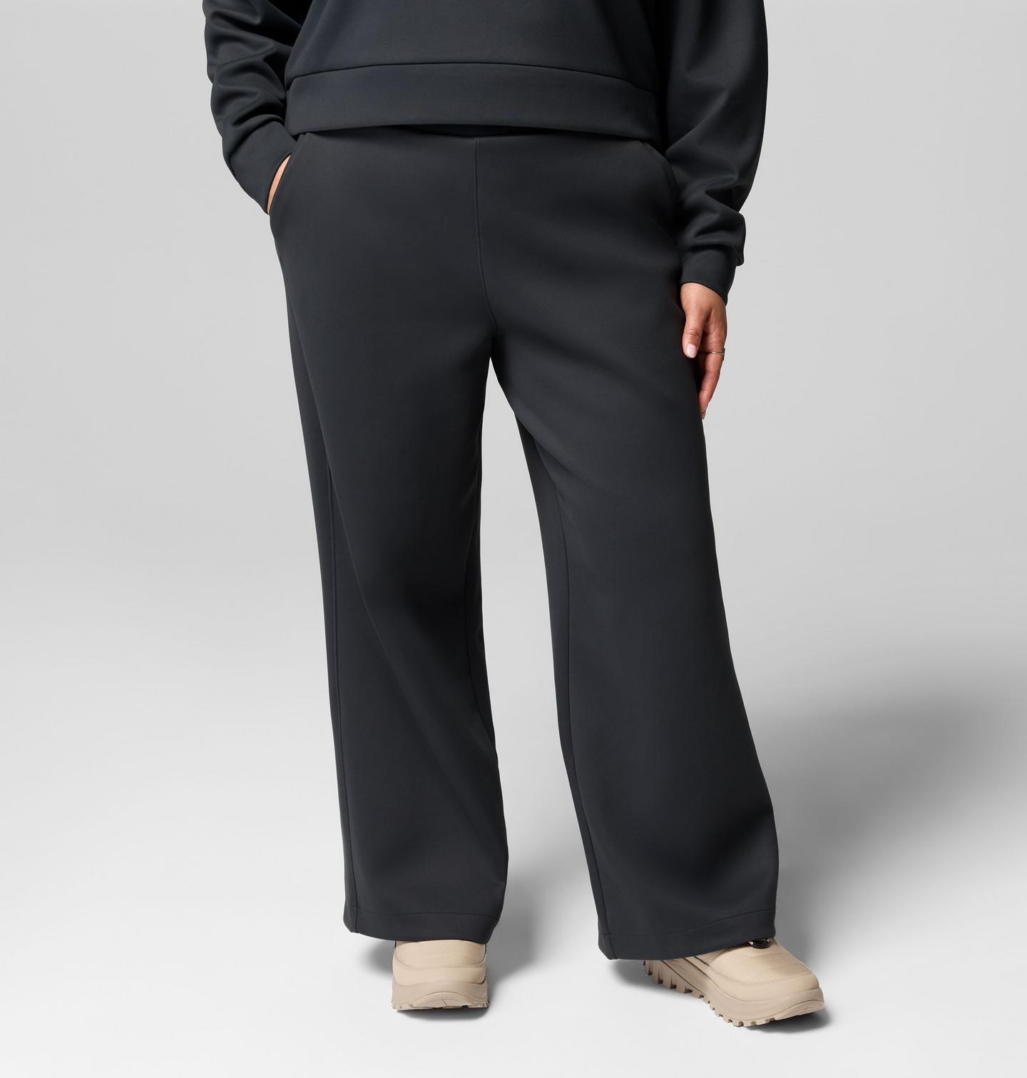 Женские брюки Columbia Amazesweats Heavyweight Sweatpants - Plus Size, цвет: Чёрный — фото 1