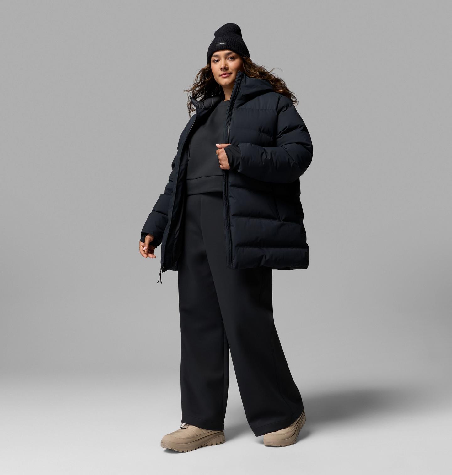 Женские брюки Columbia Amazesweats Heavyweight Sweatpants - Plus Size, цвет: Чёрный — фото 2