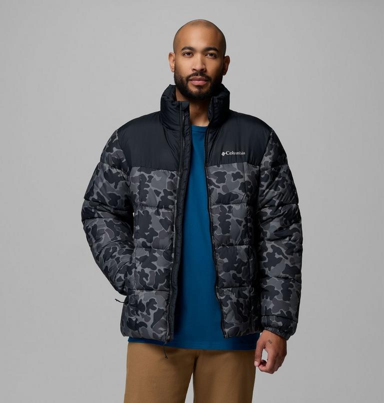Men's Puffect IV Printed Puffer Jacket, Color: Black Puzzle Camo, Black, image 5