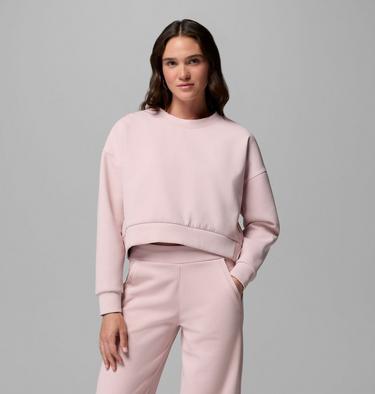 Women's Amazesweats Heavyweight Sweatshirt, Color: Mineral Pink, image 7