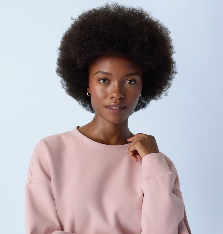 Sudadera Amazesweats de alto gramaje para mujer, Color: Mineral Pink, image 7