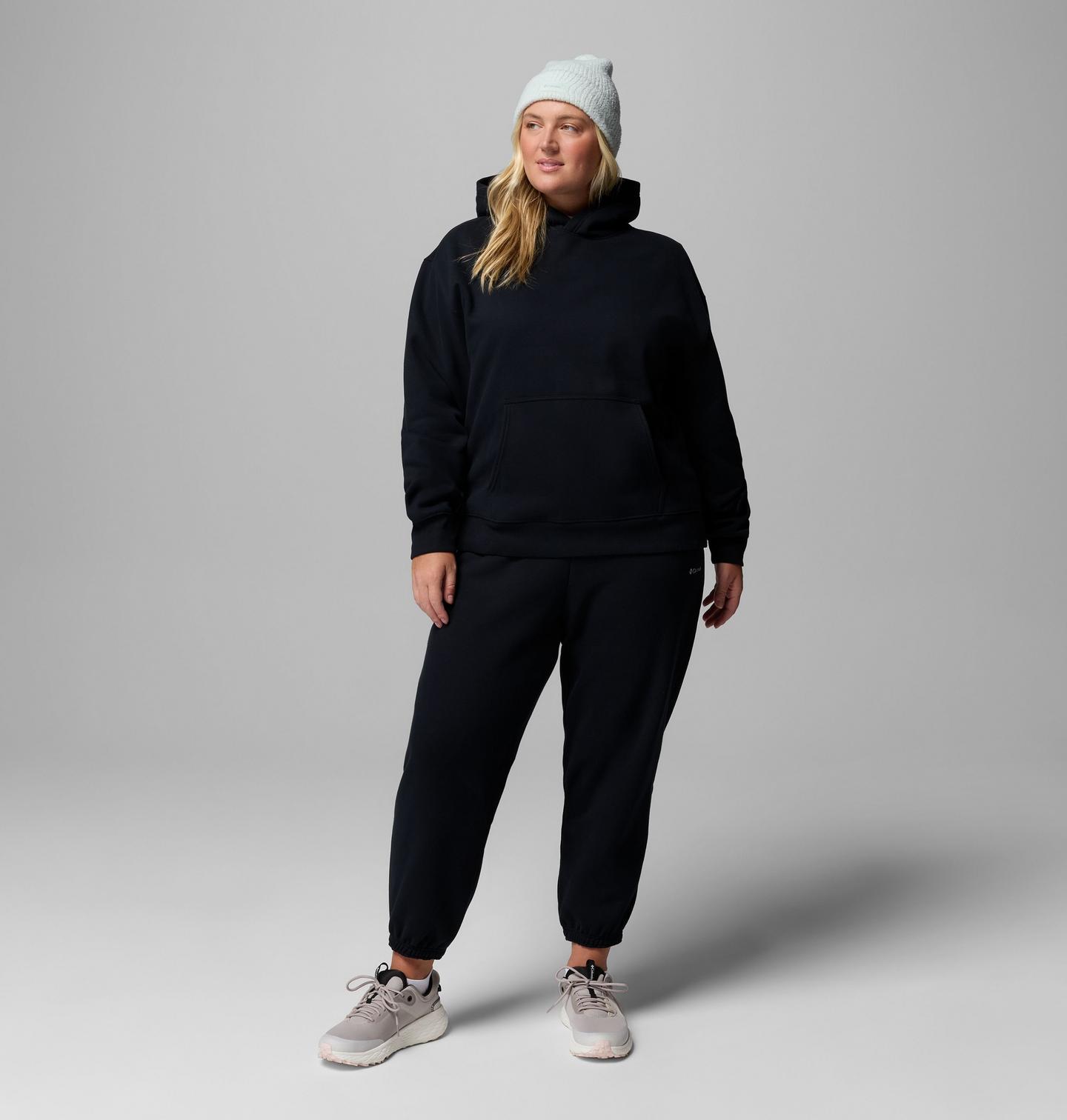 Женское худи Columbia Amber Glow - Plus Size, цвет: Чёрный — фото 2
