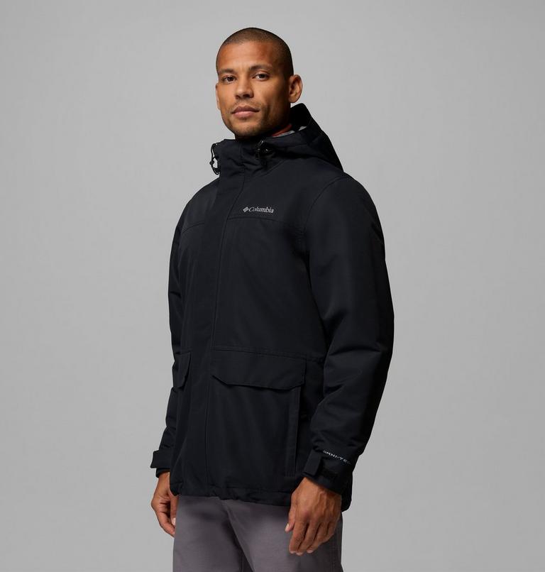 Men's Landroamer Waterproof Fleece Lined Jacket, Color: Black, image 4