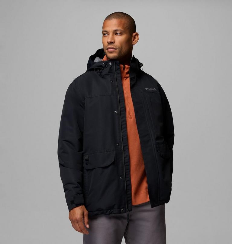 Men's Landroamer Waterproof Fleece Lined Jacket, Color: Black, image 5