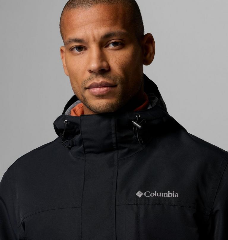 Men's Landroamer Waterproof Fleece Lined Jacket, Color: Black, image 7