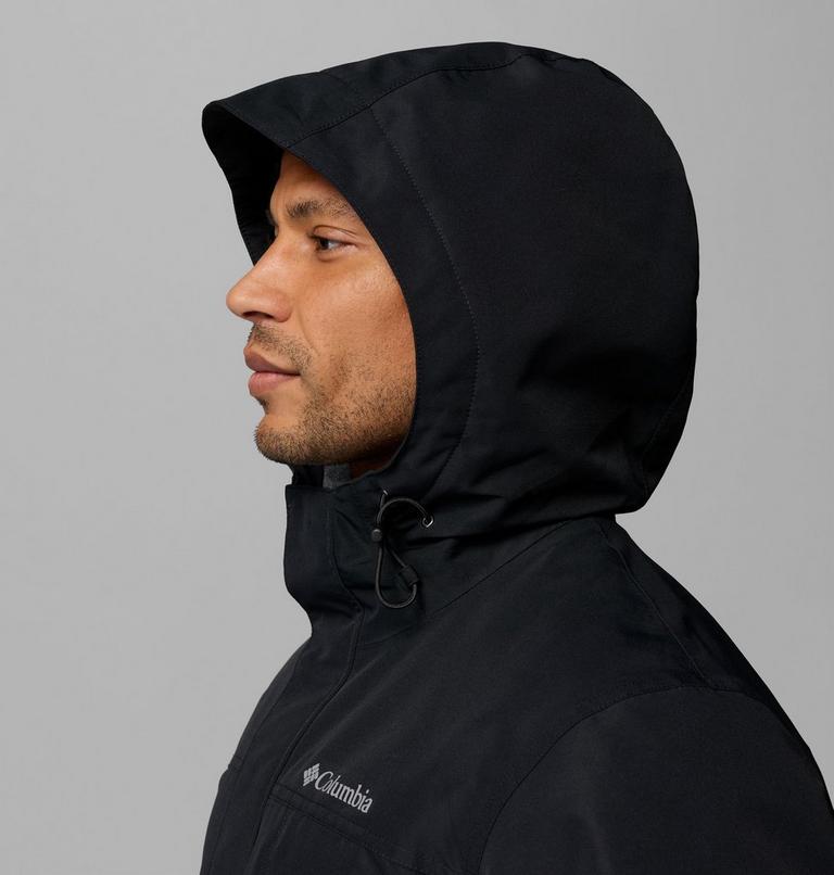Men's Landroamer Waterproof Fleece Lined Jacket, Color: Black, image 9