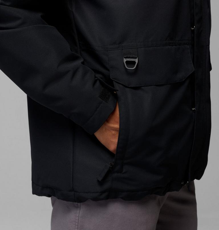 Men's Landroamer Waterproof Fleece Lined Jacket, Color: Black, image 10