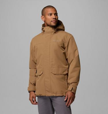 Men's Landroamer Fleece Lined Jacket, Color: Delta, Tobacco, image 12