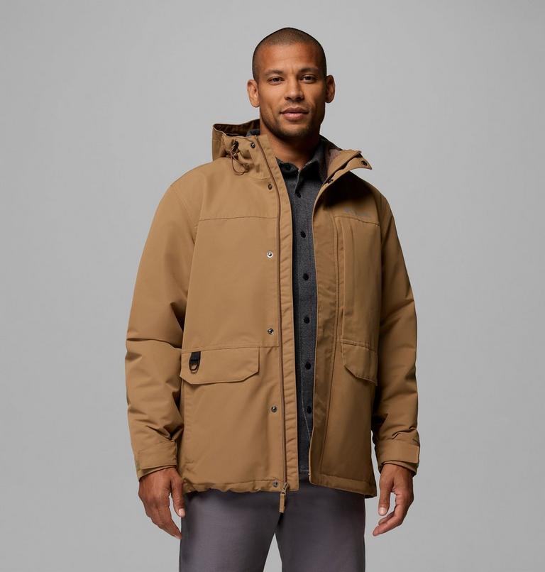 Men's Landroamer Waterproof Fleece Lined Jacket, Color: Delta, Tobacco, image 5