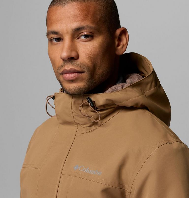 Men's Landroamer Waterproof Fleece Lined Jacket, Color: Delta, Tobacco, image 7