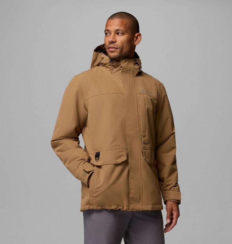 Men's Landroamer Waterproof Fleece Lined Jacket, Color: Delta, Tobacco, image 1