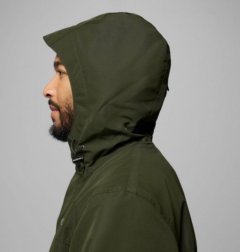 Men's Landroamer Waterproof Fleece Lined Jacket, Color: Greenscape, Stone Green, image 9