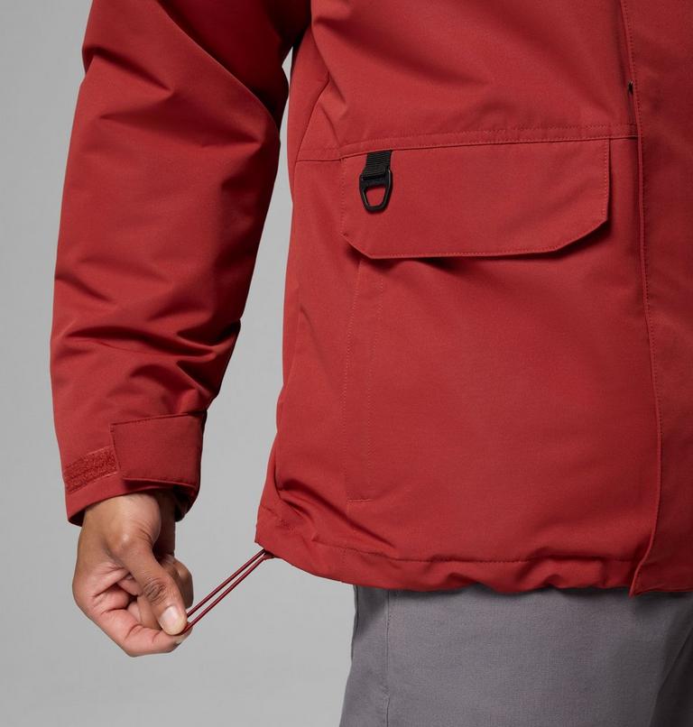 Men's Landroamer Waterproof Fleece Lined Jacket, Color: Red Oxide, Shark, image 11