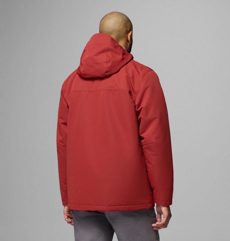 Men's Landroamer Waterproof Fleece Lined Jacket, Color: Red Oxide, Shark, image 3