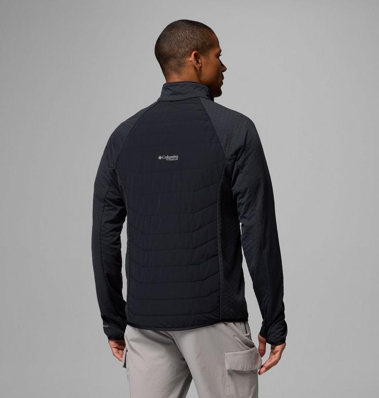 Men's Arctic Crest II Hybrid Fleece Jacket, Color: Black, image 3