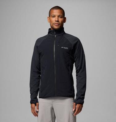 Men's Arctic Crest II Hybrid Fleece Jacket, Color: Black, image 3