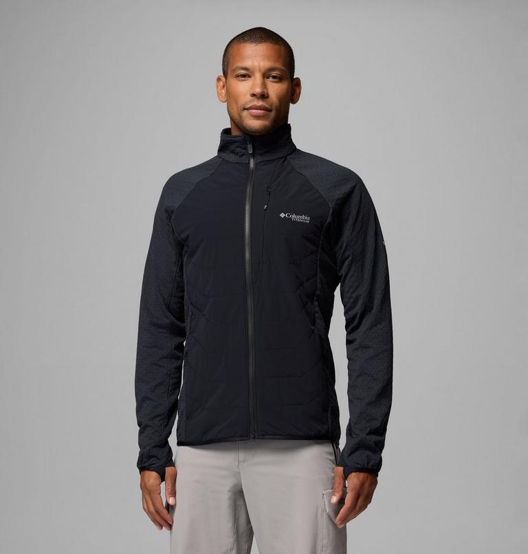 Men's Arctic Crest II Hybrid Fleece Jacket, Color: Black, image 1