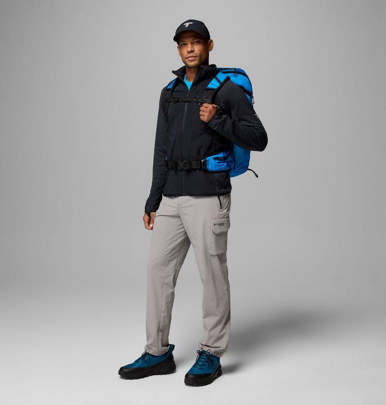 Men's Arctic Crest II Hybrid Fleece Jacket, Color: Black, image 2
