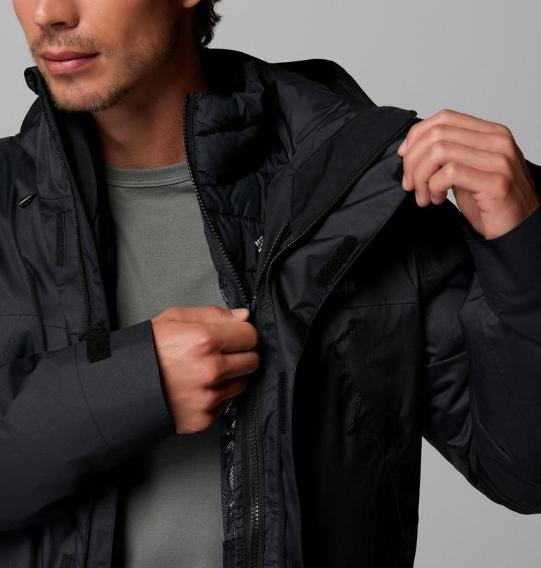 Men's Inner Limits 3-in-1 Insulated Waterproof Jacket, Color: Black, image 8