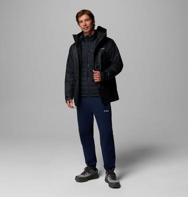 Men's Inner Limits 3-in-1 Insulated Waterproof Jacket, Color: Black, image 4