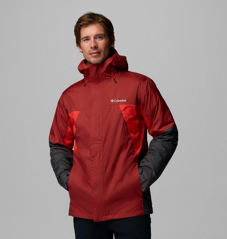 Men's Inner Limits 3-in-1 Insulated Waterproof Jacket, Color: Red Oxide, Super Sonic, Shark, image 5