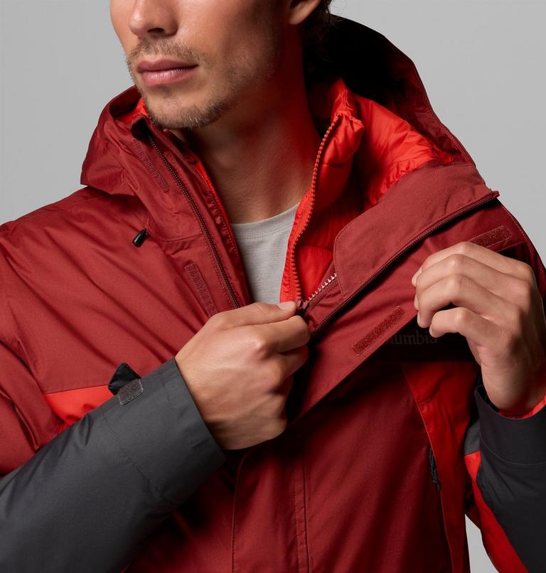 Men's Inner Limits 3-in-1 Insulated Waterproof Jacket, Color: Red Oxide, Super Sonic, Shark, image 8
