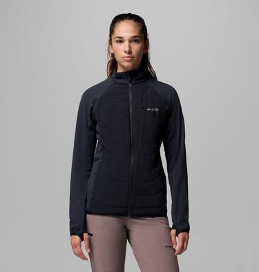 Women's Arctic Crest II Hybrid Fleece Jacket, Color: Black, image 5