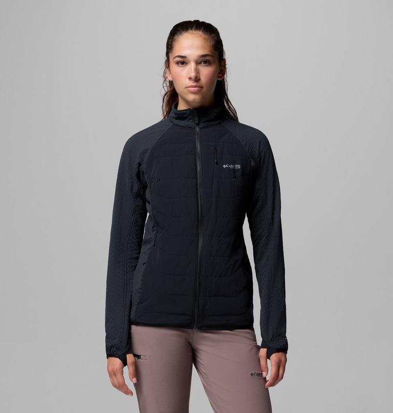 Women's Arctic Crest II Hybrid Fleece Jacket, Color: Black, image 1