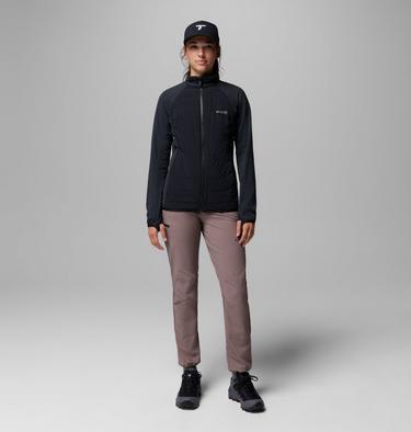 Women's Arctic Crest II Hybrid Fleece Jacket, Color: Black, image 6