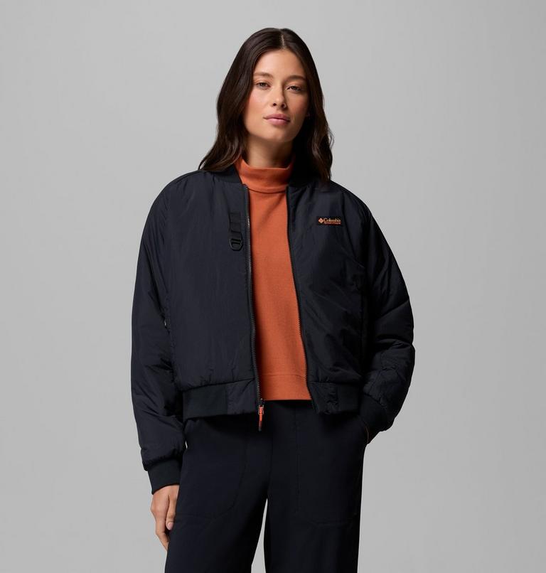 Blouson Bomber R&eacute;versible Sauvie Sky Femme, Color: Black, Antique Mauve, image 5